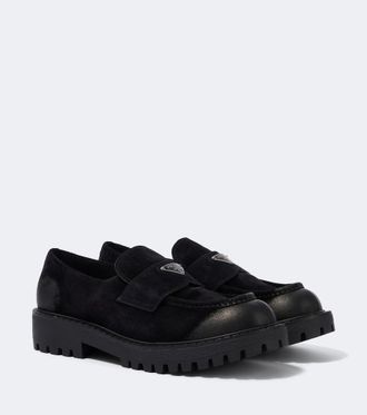 Prada Suede loafers