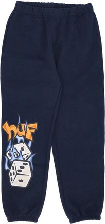 HUF Trainingsbroeken - Heren - Sweatpants - Blauw - S - Broeken