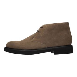 Rossano Bisconti Su&egrave;de Enkellaarzen - Heren - Schoenen - Bruin - Maat: 42 EU Su&egrave;de