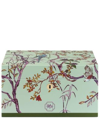 Shanghai Tang Forbidden Garden lacquer jewellery box - Green