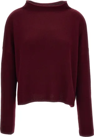 Lisa Yang Red Sandy Heavy-Knit Cashmere Sweater