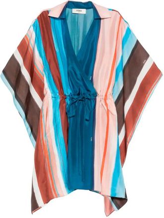 Fendi Habutai Stripe Dress