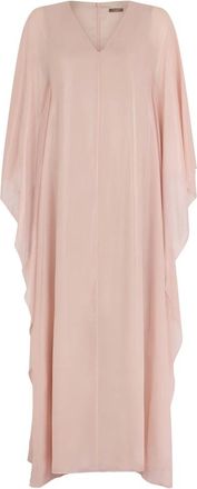 PESERICO Kleedjes, Dames, Roze, XS, Polyester, Lange Jurk