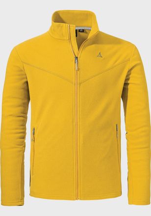 Sch&ouml;ffel Fleecejacke SCH&Ouml;FFEL Fleece Jk Style Qutang MNS, Herren, Gr. 50, gelb (5205, gelb), Oberstoff: 100% Polyester, regular fit, hoch geschlossener Ausschn