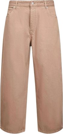 STUDIO NICHOLSON Jeans con cinque tasche - Marrone