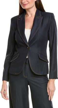 Tahari by ASL Tahari Asl Petite Denim Blazer