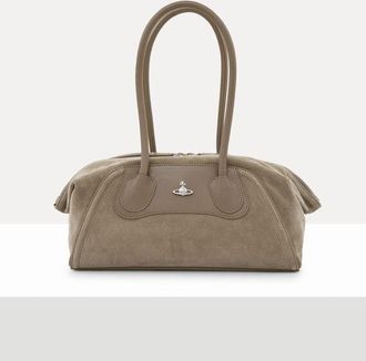 Vivienne Westwood Shirley Small Holdall Leather Stone