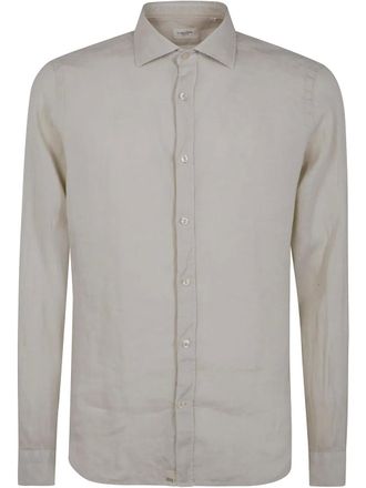 Tintoria Mattei linen shirt - men - Linen/Flax - 40 - Neutrals