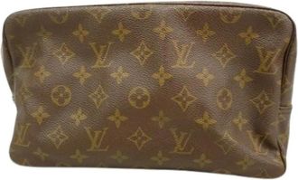 Louis Vuitton Pre-owned Clutches, female, Brown, Size: ONE SIZE Pre-owned Pouch