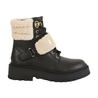 Liu Jo Schoenen, Dames, Zwart, 40 EU, Leer, Rumi 40 Enkelboot