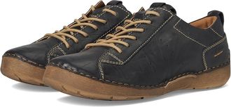 Josef Seibel Fergey 56 Womens Shoes Black Capri : EU 41 (US Womens 10-10.5) M, Leather