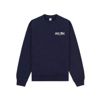 Sporty & Rich Text-print Crew-neck Sweater