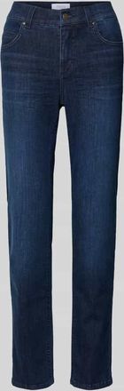 Angels Slim Fit Jeans im 5-Pocket-Design Modell CICI in Dunkelblau, Gr&ouml;&szlig;e 34/28