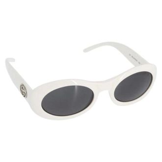 Gucci Pre-owned Accessories, female, White, Size: ONE SIZE Pre-owned Plastic Sunglasses