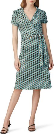 Diane Von Fürstenberg Julian Silk Jersey Wrap Dress In Multi