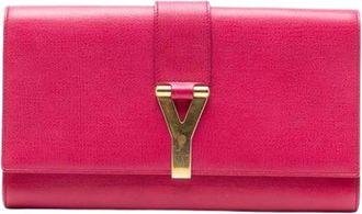 Saint Laurent Pre-owned Clutches, female, Pink, Size: ONE SIZE Pre-owned Vintage Clutch