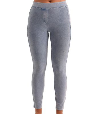 French Kyss Mid Rise Jegging In Light Blue
