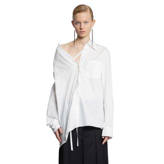 Ann Demeulemeester Daria drop shoulder shirt in poplin