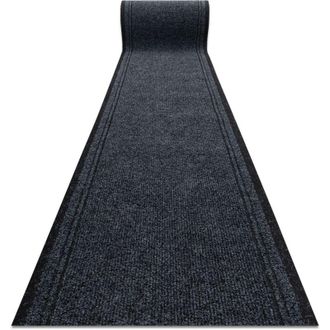 RugsX Felpudo Alfombra De Pasillo Con Refuerzo De Goma M&aacute;laga Antracita 2082 100 Cm Grey 100x720 Cm