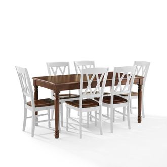 Crosley Furniture Shelby 7-Piece Dining Table Set For 6