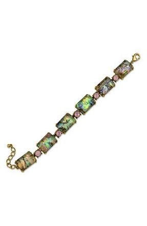 Jardin Abalone & Crystal Link Bracelet in Abalone/Gold at Nordstrom Rack