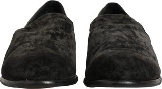 Dolce & Gabbana Suede Slip-On Loafer - Black