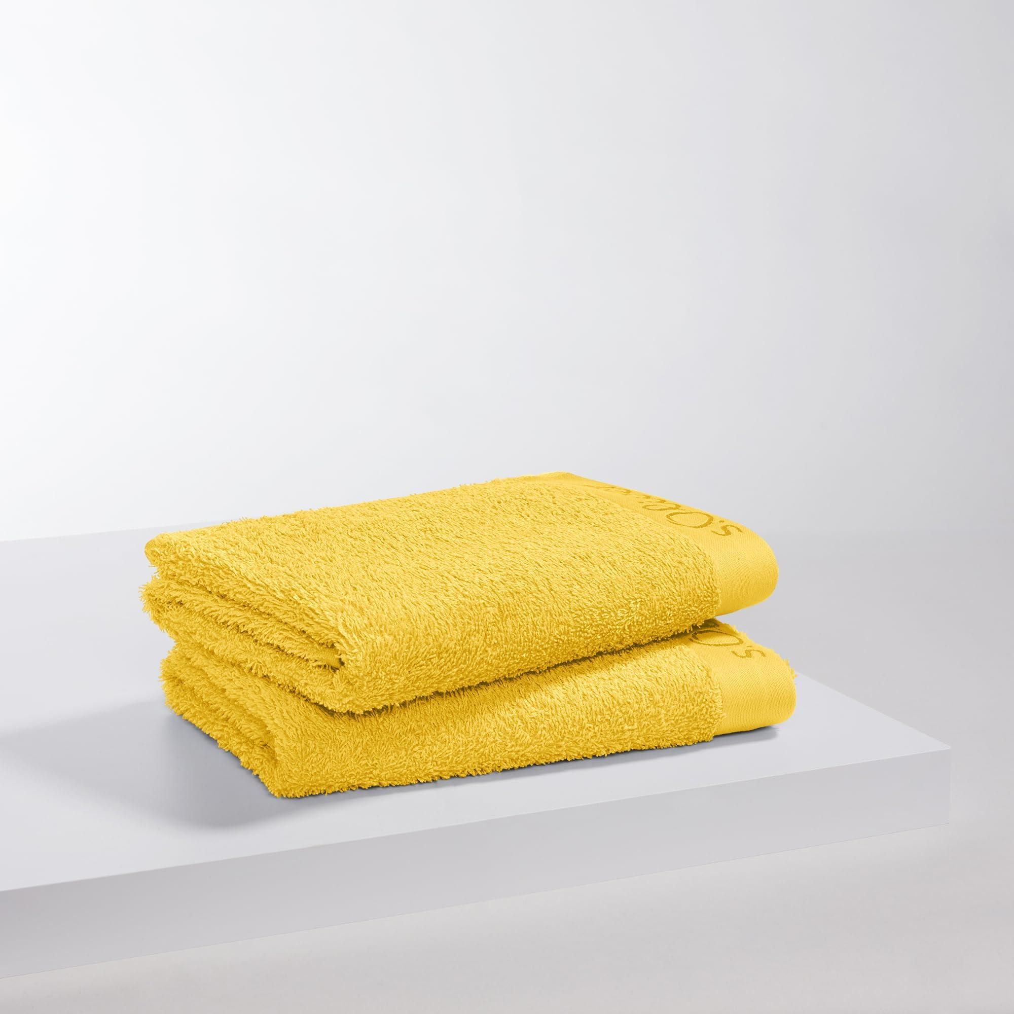Catherine Lansfield Zero Twist Handtücher – 2 Stück, 30x30 Cm, 100% Baumwolle, Navy