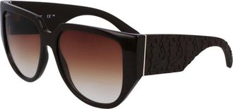 Ferragamo Dames, Accessoires, Bruin, Maat: ONE Size