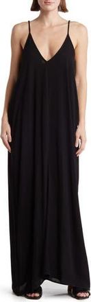 Lovestitch Gauze Maxi Dress in Black at Nordstrom Rack, Size Small/medium
