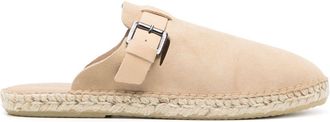 Frescobol Carioca Valente suede clogs - men - Suede/Leather/Suede/Leather/Rubber - 41 - Neutrals