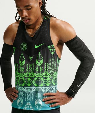 Nike Mens AeroSwift Dri-FIT ADV Running Singlet in Black | IO8602-010