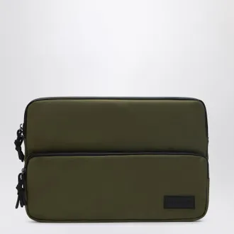 Done Green nylon laptop case