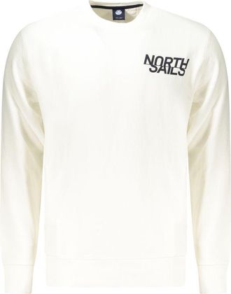 North Sails White Cotton Mens Mens Sweatshirt