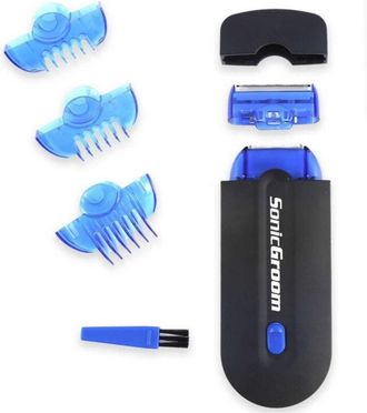 Trade Shop Trade Shop - Micro Rasoio Elettrico Groom Portatile Taglia Peli Capelli Barba Ricaricabile