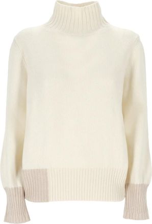 Gran Sasso Trui met hoge hals - Beige