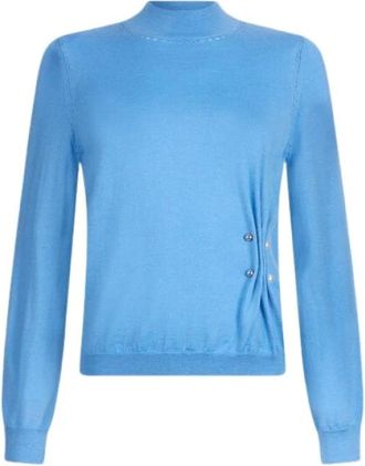 Liu Jo Coltrui - Dames - Truien - Blauw - Maat: XL Wol