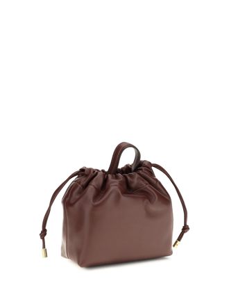 Chlo&eacute; Womens Shoulder Bag Icons Mini Bordeaux Leather Calf