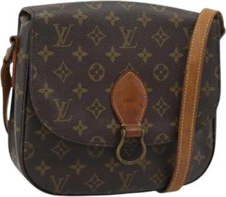 Louis Vuitton Pre-owned Monogram Schoudertas - Dames - Vintage Schoudertas - Bruin - ONE Size - Leer - Vintage