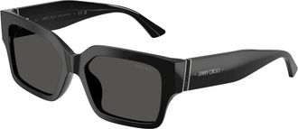 Jimmy Choo London Sunglasses, female, Black, Size: 55 MM Jc5058Ju Sunglasses