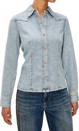 Rails Taiana Button Down Shirt In Blue