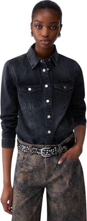 Liu Jo Denim Shirt - Dames - Spijkeroverhemden - Grijs - L - Denim - Overhemden