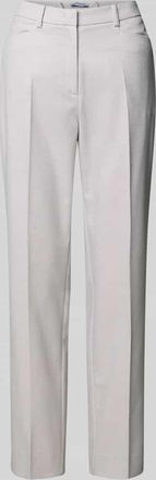 More & More More & More Hose mit B&uuml;gelfalten und Eingrifftaschen in Hellgrau, Gr&ouml;&szlig;e 40