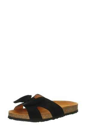 Think Crissi Bow Slide Sandal in Black at Nordstrom, Size 11-11.5Us