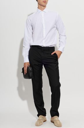 Paul & Shark Long-sleeved Shirt, Mens, White