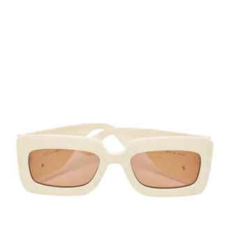 Gucci Pre-owned Accessories, female, Beige, Size: ONE SIZE Pre-owned Marmont Sunglasses