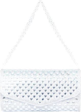 Lauren Lorraine Misha Clutch in Silver at Nordstrom