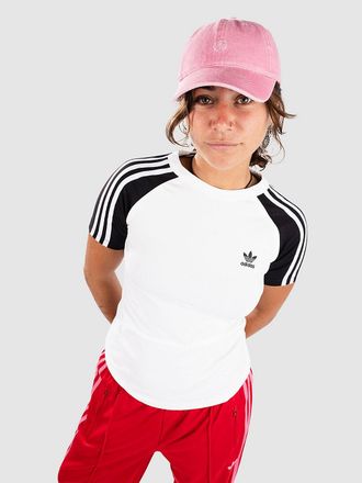 adidas Originals 3S Slim T-Shirt weiss
