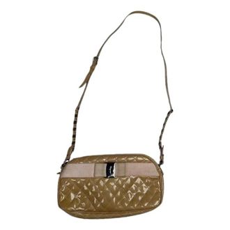 Ferragamo Pre-owned Vintage Shoulder Bag - Dames - Pre-owned - Beige - Maat: ONE Size Leer