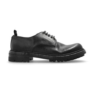 Dolce & Gabbana Derbyschoenen - Heren - Veterschoenen - Zwart - 40 EU - Leer - Schoenen