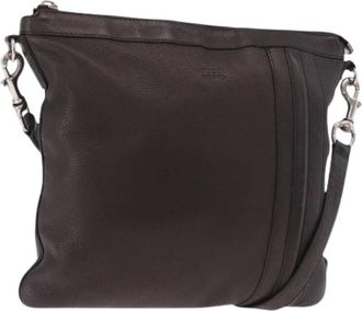 Gucci Pre-owned Vintage Shoulder Bag - Dames - Vintage Schoudertas - Bruin - ONE Size - Leer - Vintage